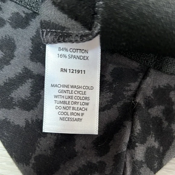 LNA Black Leopard Sports Bra | NWT Size Small - Picture 8 of 10